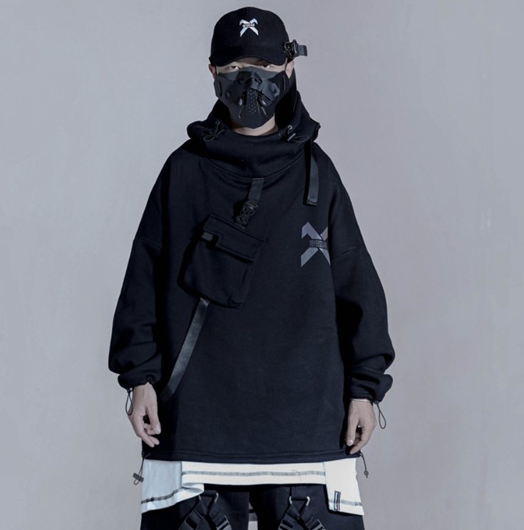 TWG Dark Techwear Harajuku Hoodies - TechWearGiants