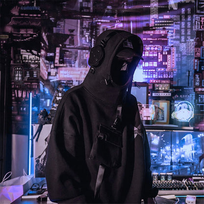 TWG Dark Techwear Harajuku Hoodies - TechWearGiants