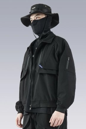 Versatile Cyberpunk Multifunction Cropped Jackets – techweargiants