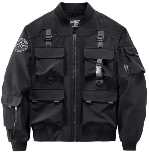 Windbreaker Hip Hop Streetwear Tactical Bomber Jackets - TechWearGiants